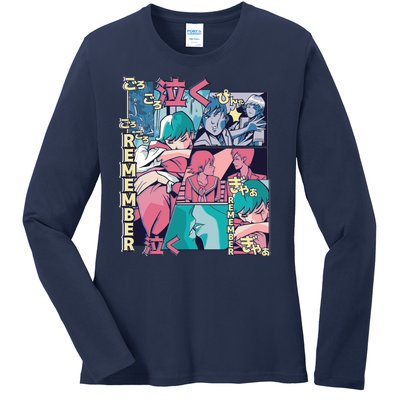 Remember Anime Ladies Long Sleeve Shirt