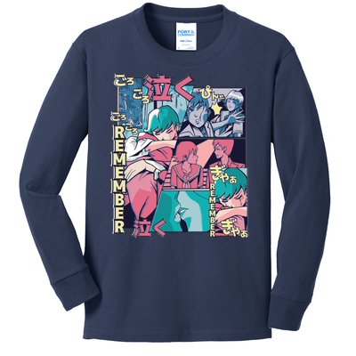 Remember Anime Kids Long Sleeve Shirt