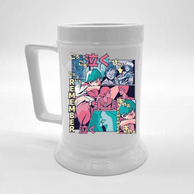 Remember Anime Beer Stein