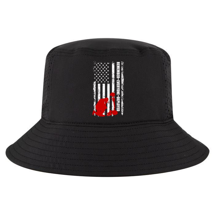 Remember Everyone Deployed Support Our Troops Cool Comfort Performance Bucket Hat