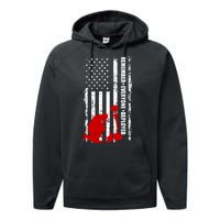 Remember Everyone Deployed Support Our Troops Performance Fleece Hoodie