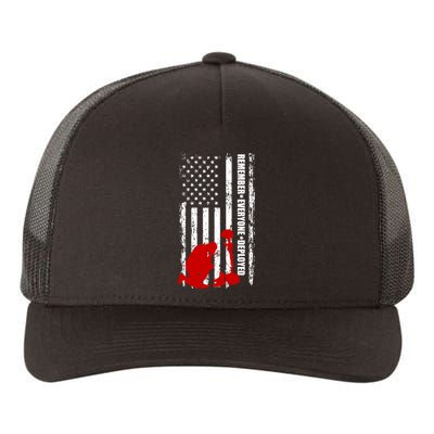 Remember Everyone Deployed Support Our Troops Yupoong Adult 5-Panel Trucker Hat