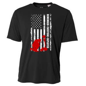 Remember Everyone Deployed Support Our Troops Cooling Performance Crew T-Shirt