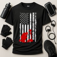 Remember Everyone Deployed Support Our Troops Cooling Performance Crew T-Shirt