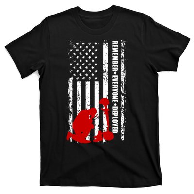 Remember Everyone Deployed Support Our Troops T-Shirt