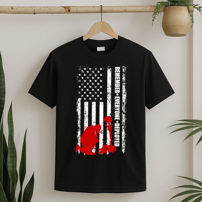 Remember Everyone Deployed Support Our Troops T-Shirt