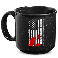 Remember Everyone Deployed Support Our Troops 15oz Campfire Ceramic Mug