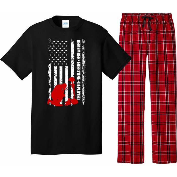 Remember Everyone Deployed Support Our Troops Pajama Set