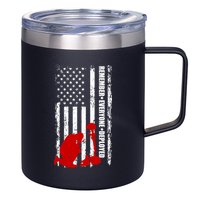 Remember Everyone Deployed Support Our Troops 12oz Stainless Steel Coffee Mug