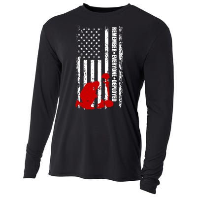 Remember Everyone Deployed Support Our Troops Cooling Performance Long Sleeve Crew