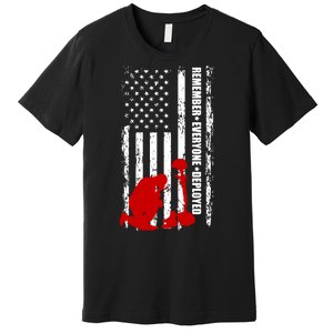 Remember Everyone Deployed Support Our Troops Premium T-Shirt