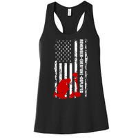 Remember Everyone Deployed Support Our Troops Women's Racerback Tank