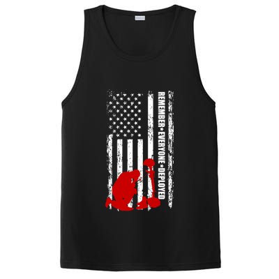Remember Everyone Deployed Support Our Troops PosiCharge Competitor Tank