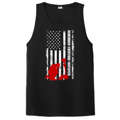 Remember Everyone Deployed Support Our Troops PosiCharge Competitor Tank