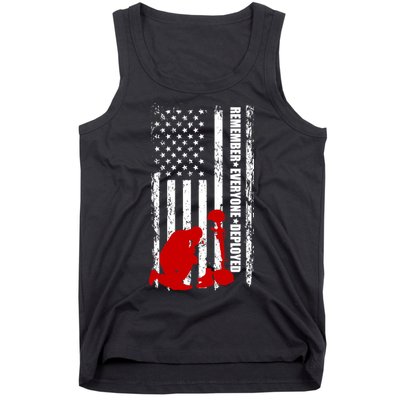 Remember Everyone Deployed Support Our Troops Tank Top