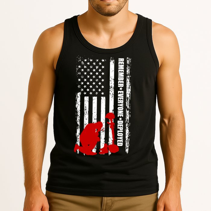 Remember Everyone Deployed Support Our Troops Tank Top