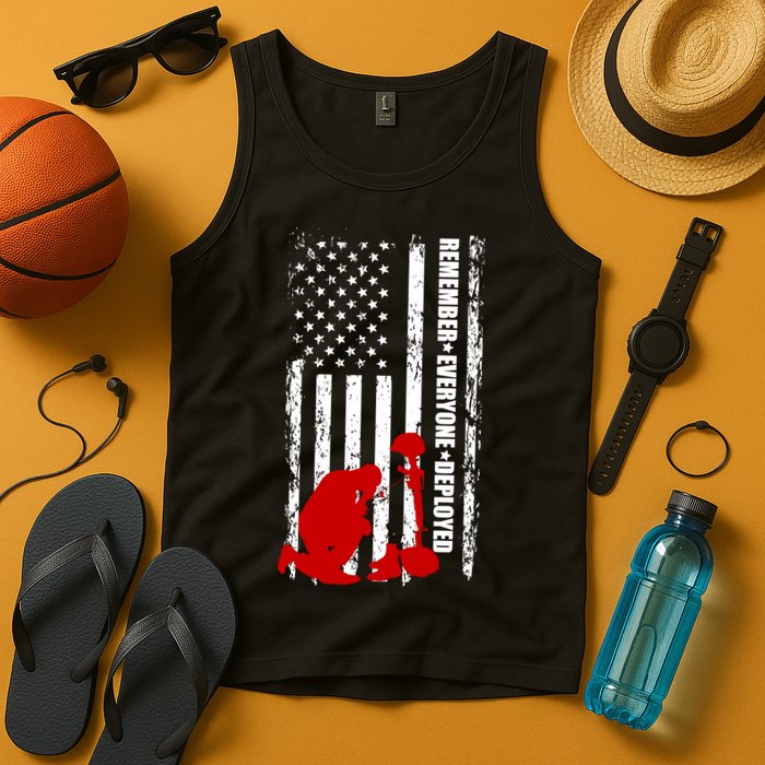 Remember Everyone Deployed Support Our Troops Tank Top