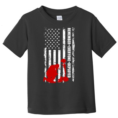 Remember Everyone Deployed Support Our Troops Toddler T-Shirt