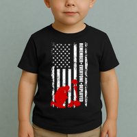 Remember Everyone Deployed Support Our Troops Toddler T-Shirt