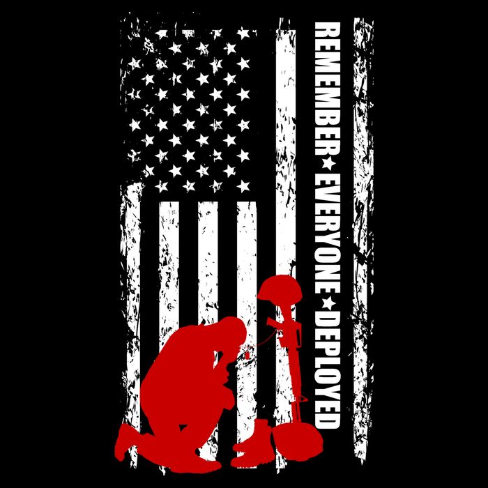 Remember Everyone Deployed Support Our Troops Toddler T-Shirt