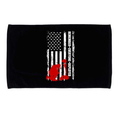 Remember Everyone Deployed Support Our Troops Microfiber Hand Towel