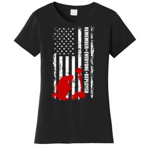 Remember Everyone Deployed Support Our Troops Women's T-Shirt