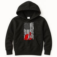 Remember Everyone Deployed Support Our Troops Kids Hoodie