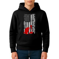 Remember Everyone Deployed Support Our Troops Kids Hoodie