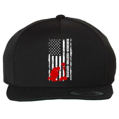 Remember Everyone Deployed Support Our Troops Wool Snapback Cap