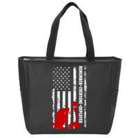 Remember Everyone Deployed Support Our Troops Zip Tote Bag