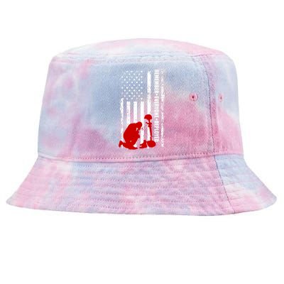 Remember Everyone Deployed Support Our Troops Tie-Dyed Bucket Hat