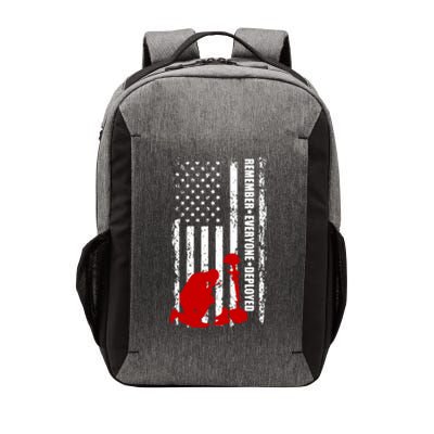 Remember Everyone Deployed Support Our Troops Vector Backpack