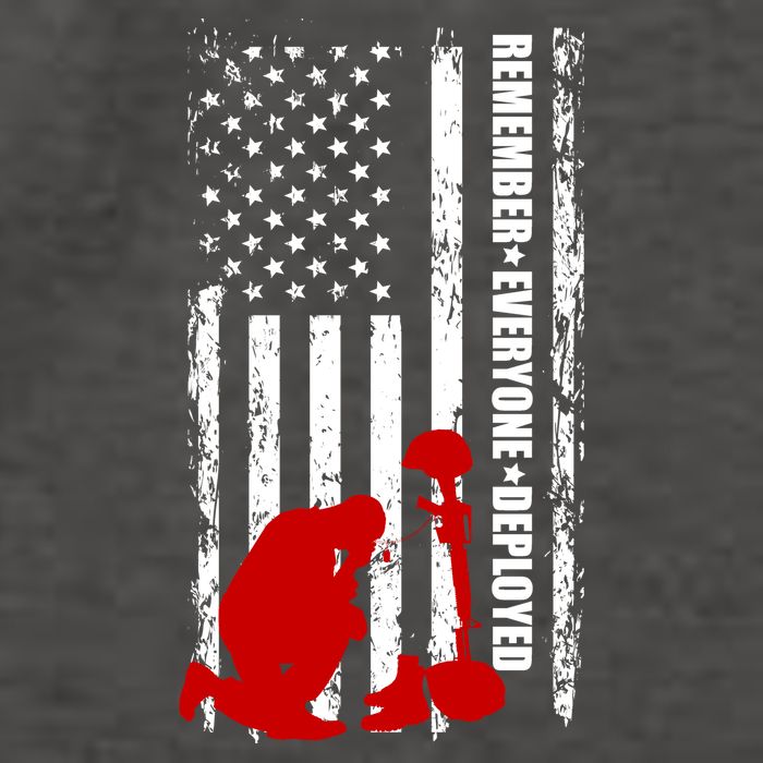 Remember Everyone Deployed Support Our Troops Vector Backpack
