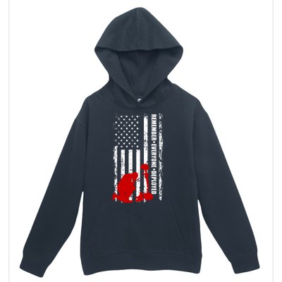 Remember Everyone Deployed Support Our Troops Urban Pullover Hoodie