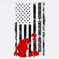 Remember Everyone Deployed Support Our Troops Garment-Dyed Sweatshirt