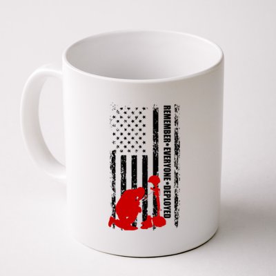 Remember Everyone Deployed Support Our Troops Coffee Mug