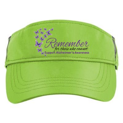 Remember For Those Who Cannot Alzheimers Awareness Adult Drive Performance Visor