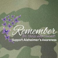 Remember For Those Who Cannot Alzheimers Awareness Legacy Tie Dye Trucker Hat