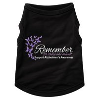 Remember For Those Who Cannot Alzheimers Awareness Doggie Tank