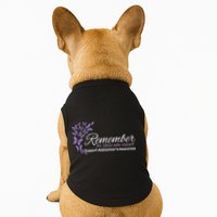 Remember For Those Who Cannot Alzheimers Awareness Doggie Tank