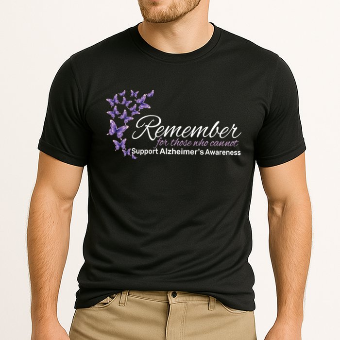 Remember For Those Who Cannot Alzheimers Awareness Performance Shirt