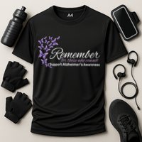 Remember For Those Who Cannot Alzheimers Awareness Performance Shirt