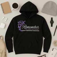Remember For Those Who Cannot Alzheimers Awareness Hoodie