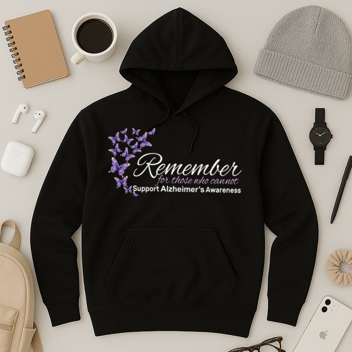Remember For Those Who Cannot Alzheimers Awareness Hoodie