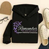 Remember For Those Who Cannot Alzheimers Awareness Hoodie