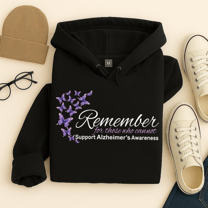 Remember For Those Who Cannot Alzheimers Awareness Hoodie