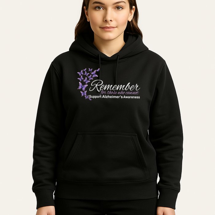 Remember For Those Who Cannot Alzheimers Awareness Hoodie