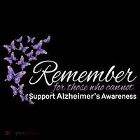 Remember For Those Who Cannot Alzheimers Awareness Tall T-Shirt