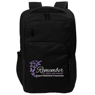 Remember For Those Who Cannot Alzheimers Awareness Impact Tech Backpack