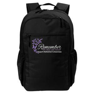 Remember For Those Who Cannot Alzheimers Awareness Daily Commute Backpack